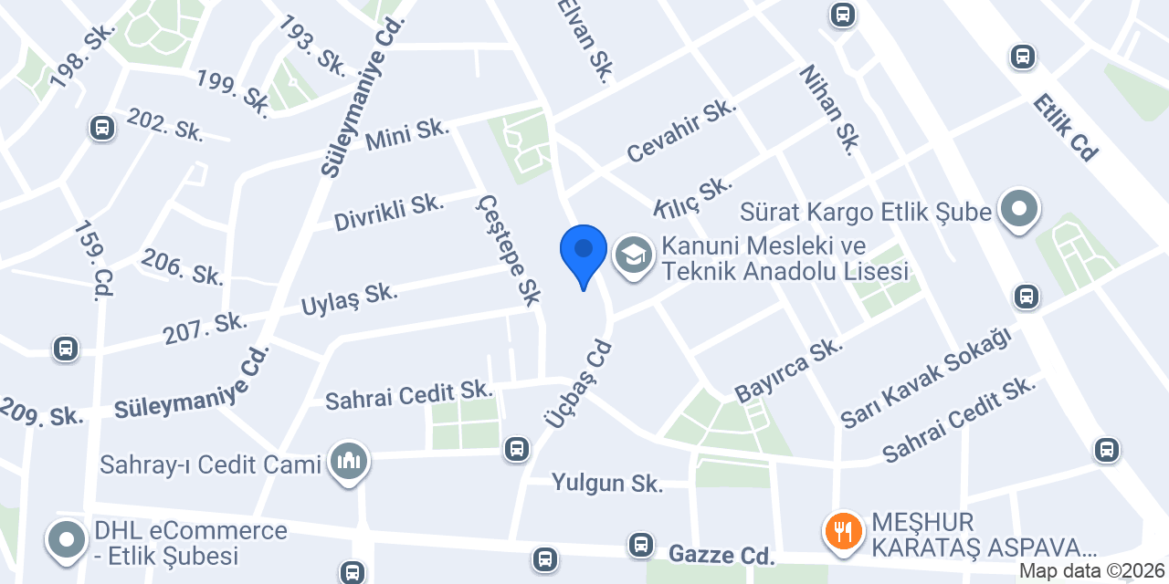 TAHSİN ÖZCAN EXCLUSIVE MEN konumu