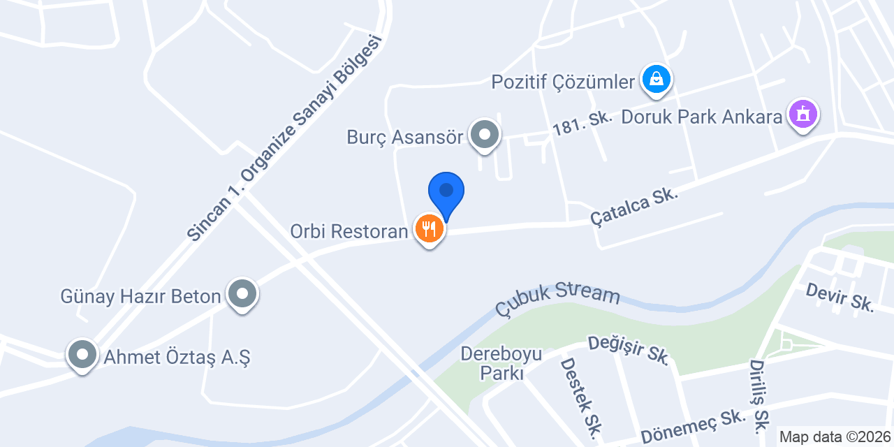 Doortech Endüstriyel Cam Kapi Üretim Sistemleri konumu