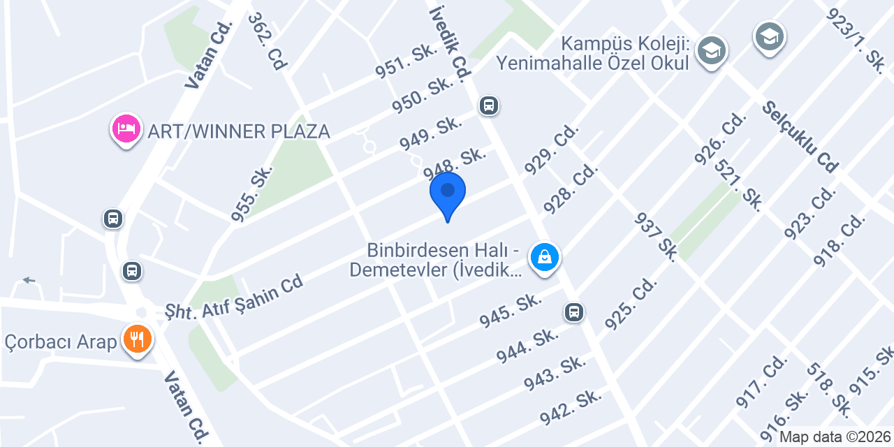 Öz Gümüşhane Ekmeği konumu