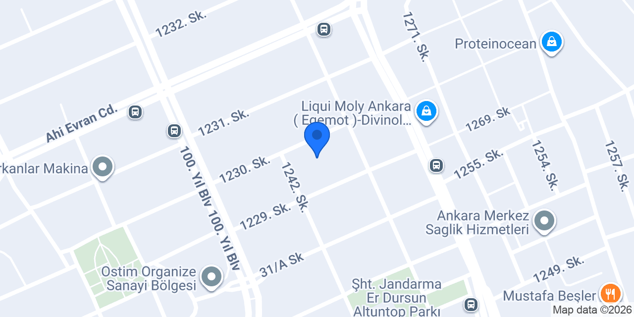 Altun Garage konumu