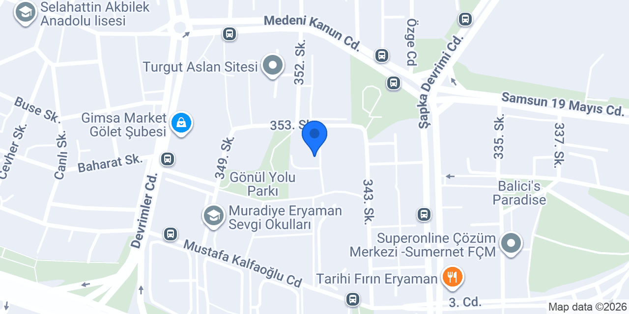 Yeni Nergiz Eczanesi konumu