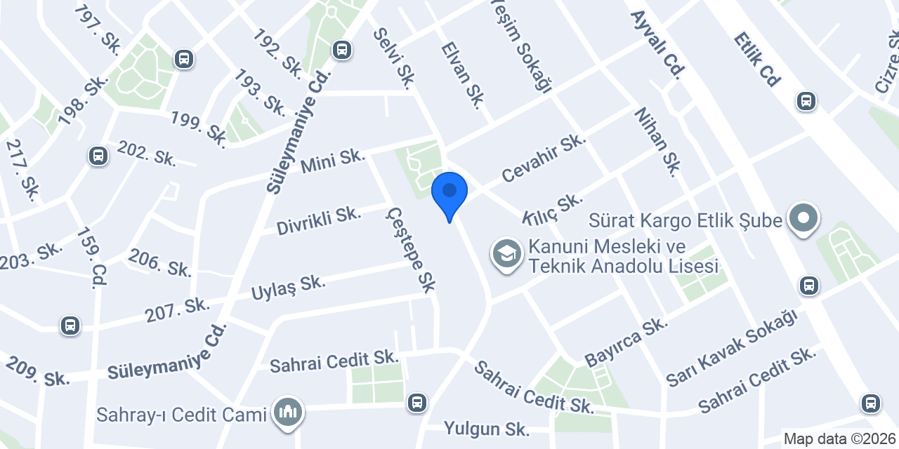 MİRAÇ KIRTASİYE konumu