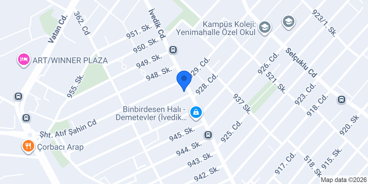 İnceköse Elektrik konumu
