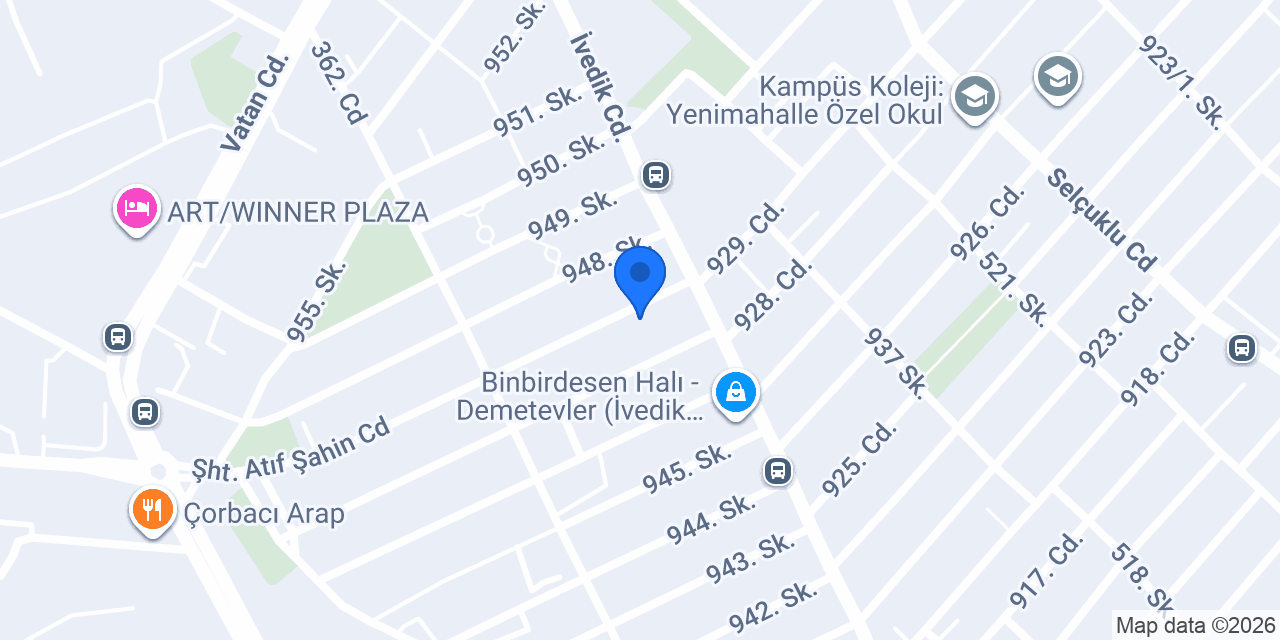 Demet Erkek Talebe Yurdu konumu