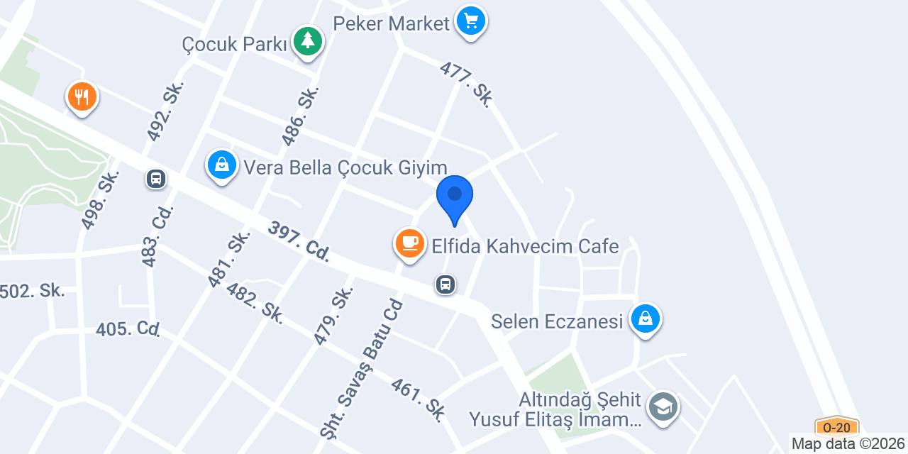 Özgür Erkek Kuaförü konumu