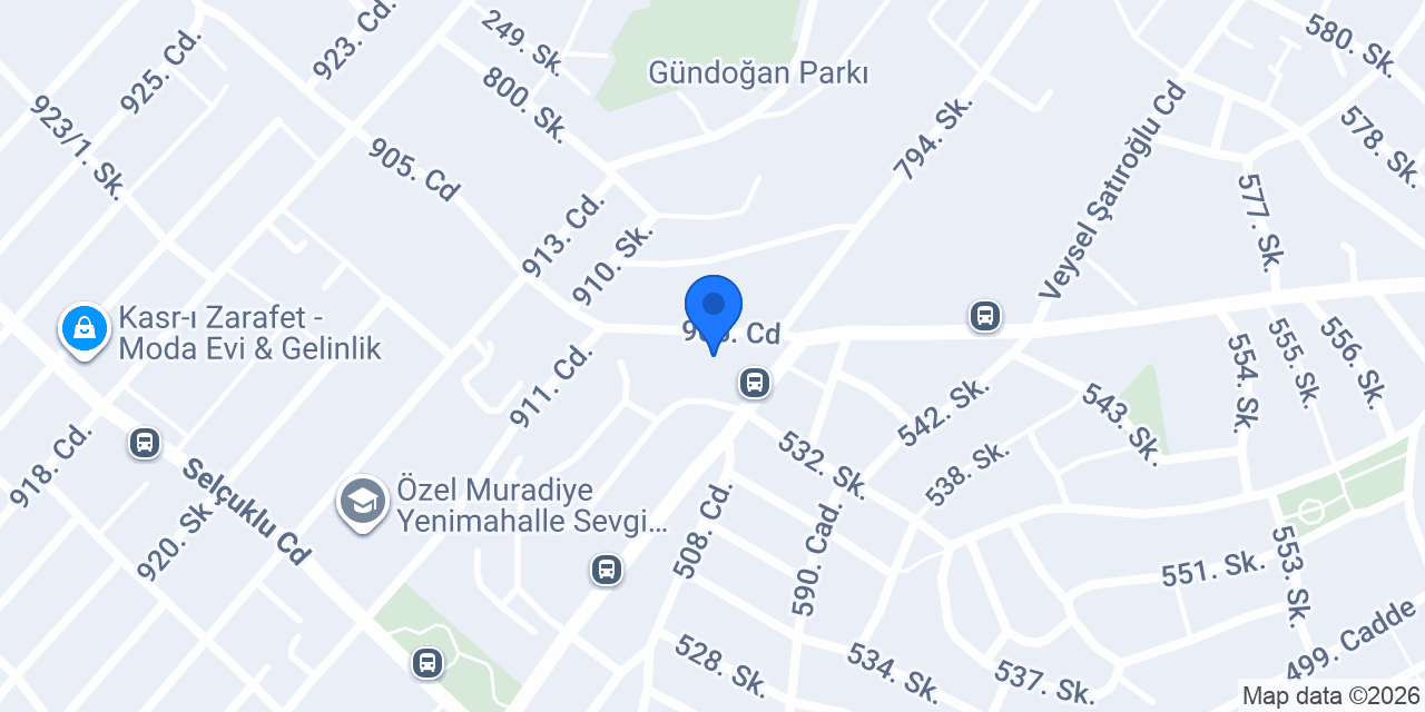 Başkent Gross Demetevler Şubesi konumu