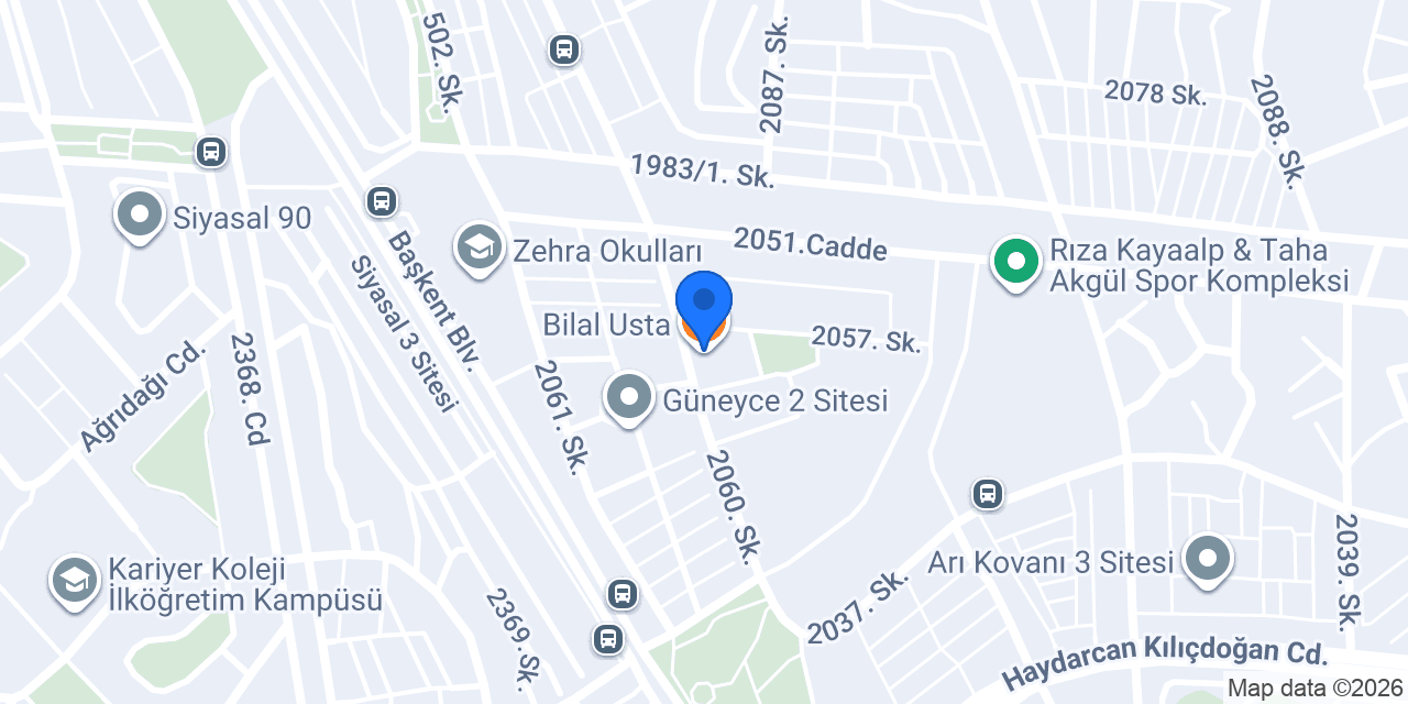 Bilal Usta konumu