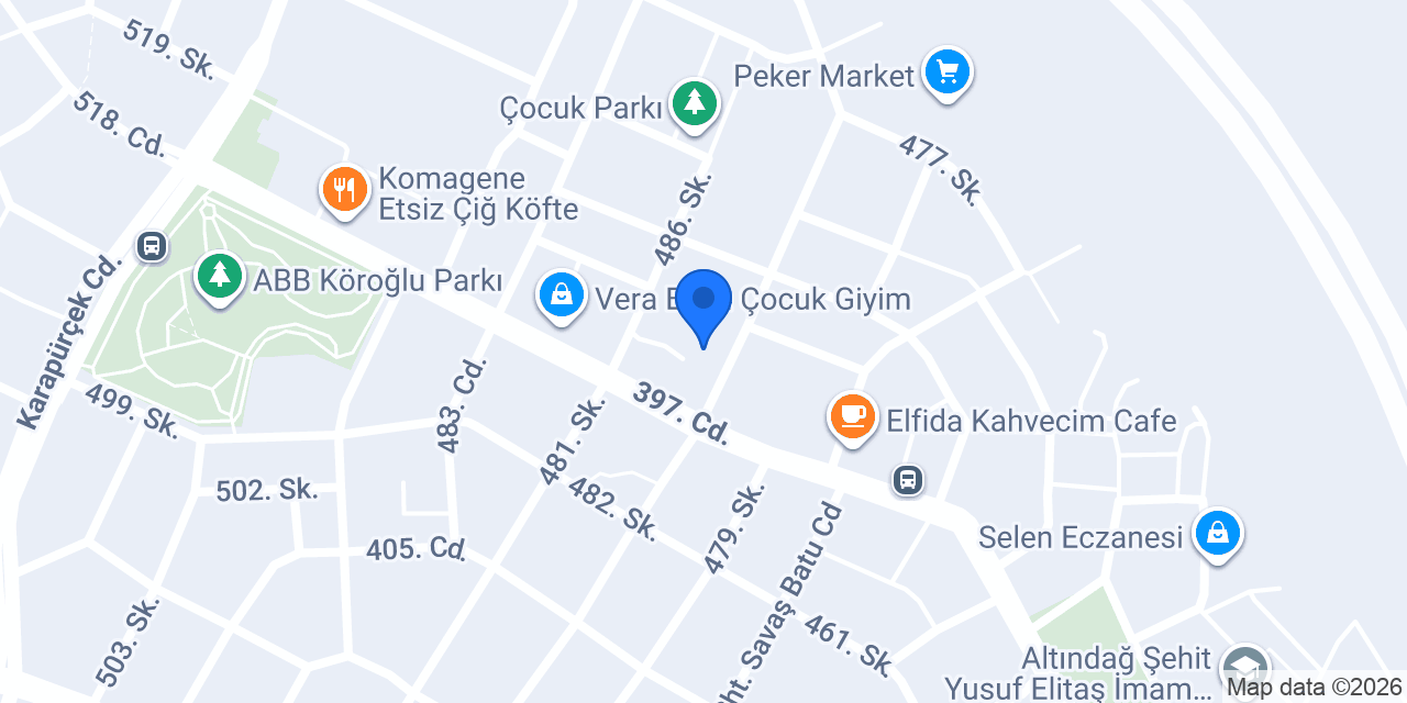 Önder Vakfı Gençlik Merkezi konumu