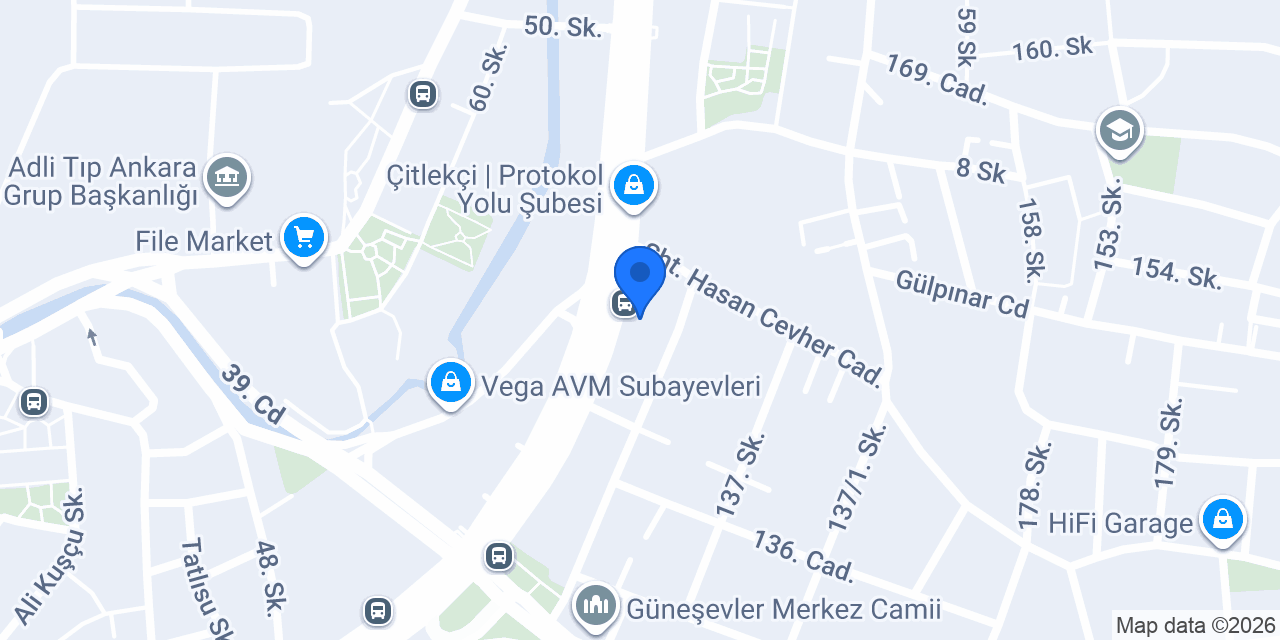 Arçelik Ankara Arçelik Cantürk Ticaret konumu