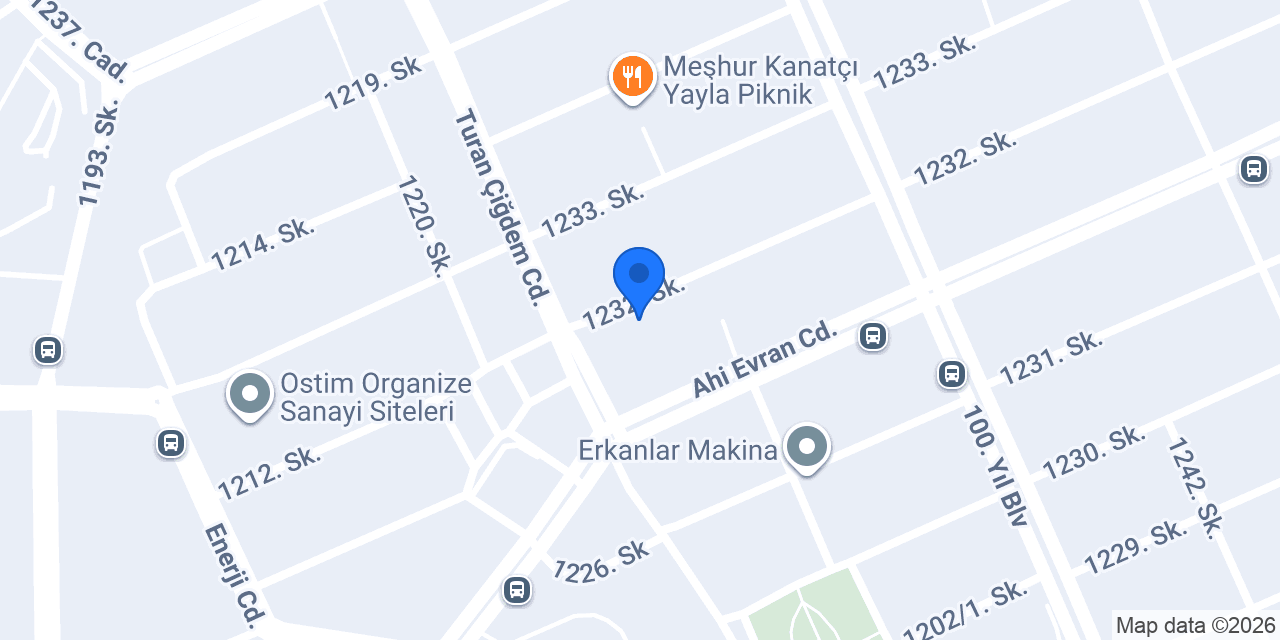 Akça Çelik Para Kasaları konumu