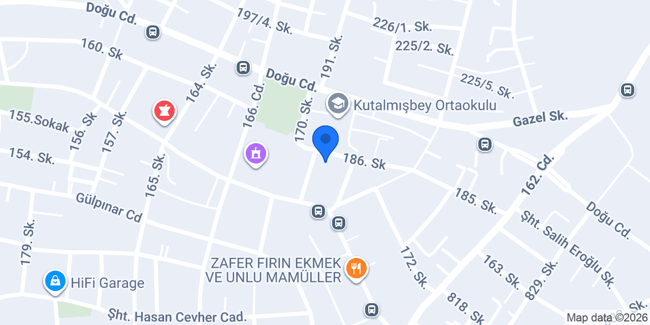 Erollar İnşaat Emlak konumu