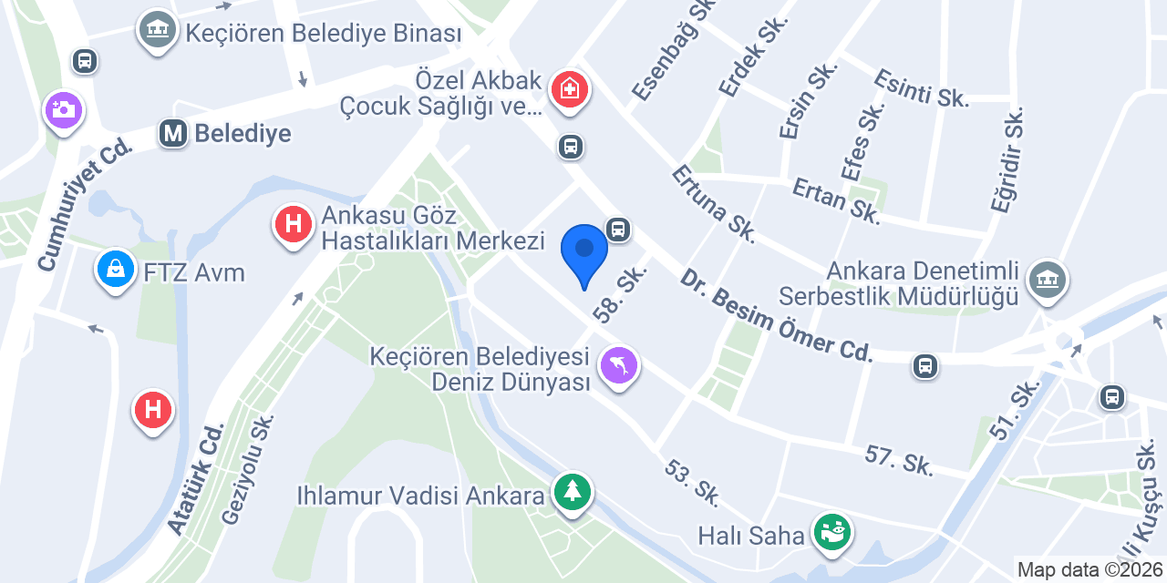 ANKURYA EĞİTİM ve DANIŞMANLIK A.Ş. konumu