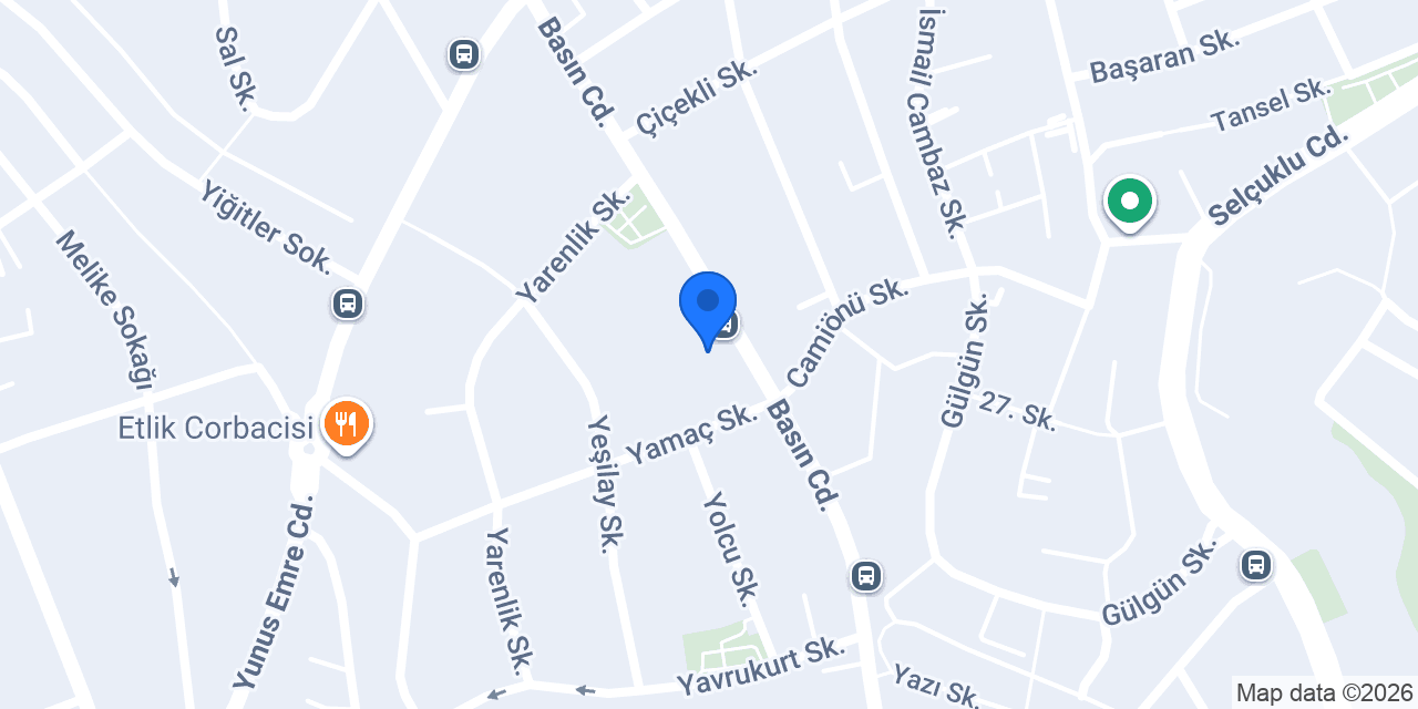 Ankara Tek Rent A Car konumu