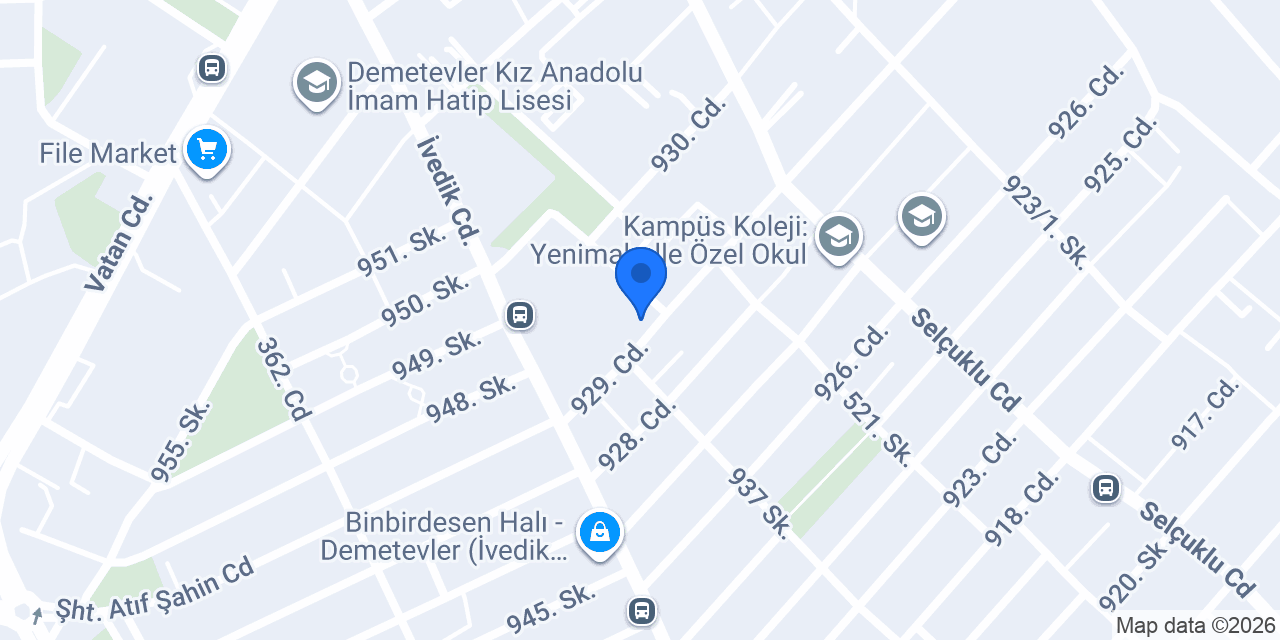 FEGA AKADEMİ konumu