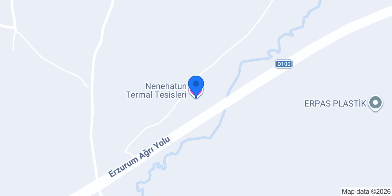 Nenehatun Termal Tesisleri konumu