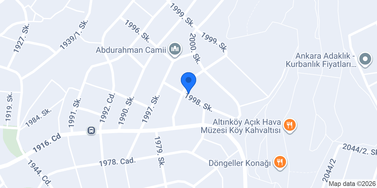 Tandoğan Hukuk Bürosu konumu