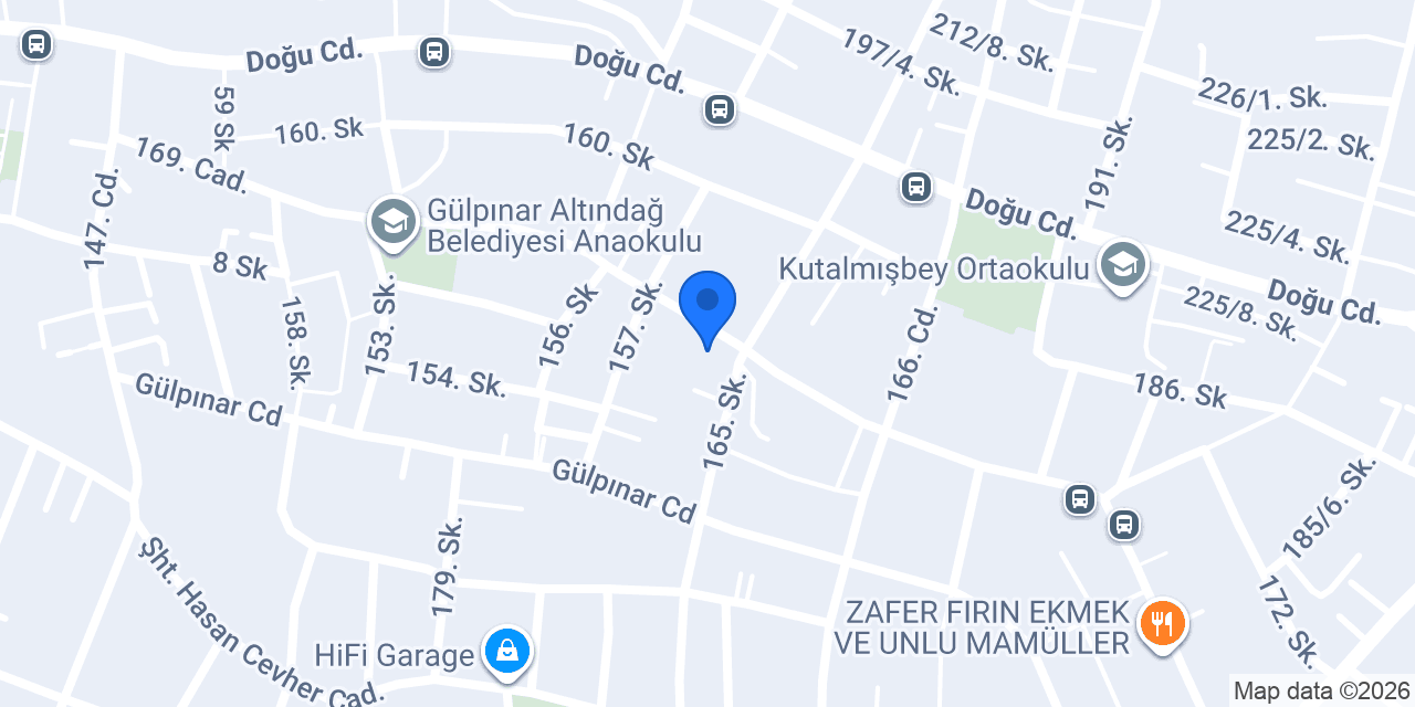Kervan Dondurma konumu
