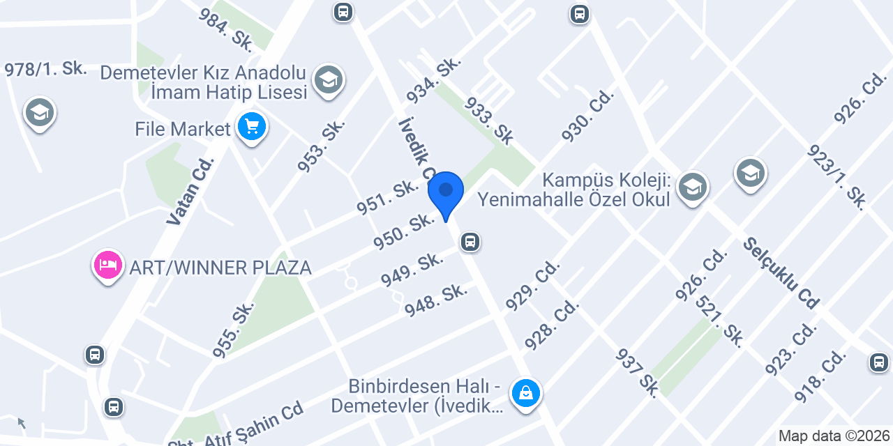 İvedik Kampüs Koleji konumu