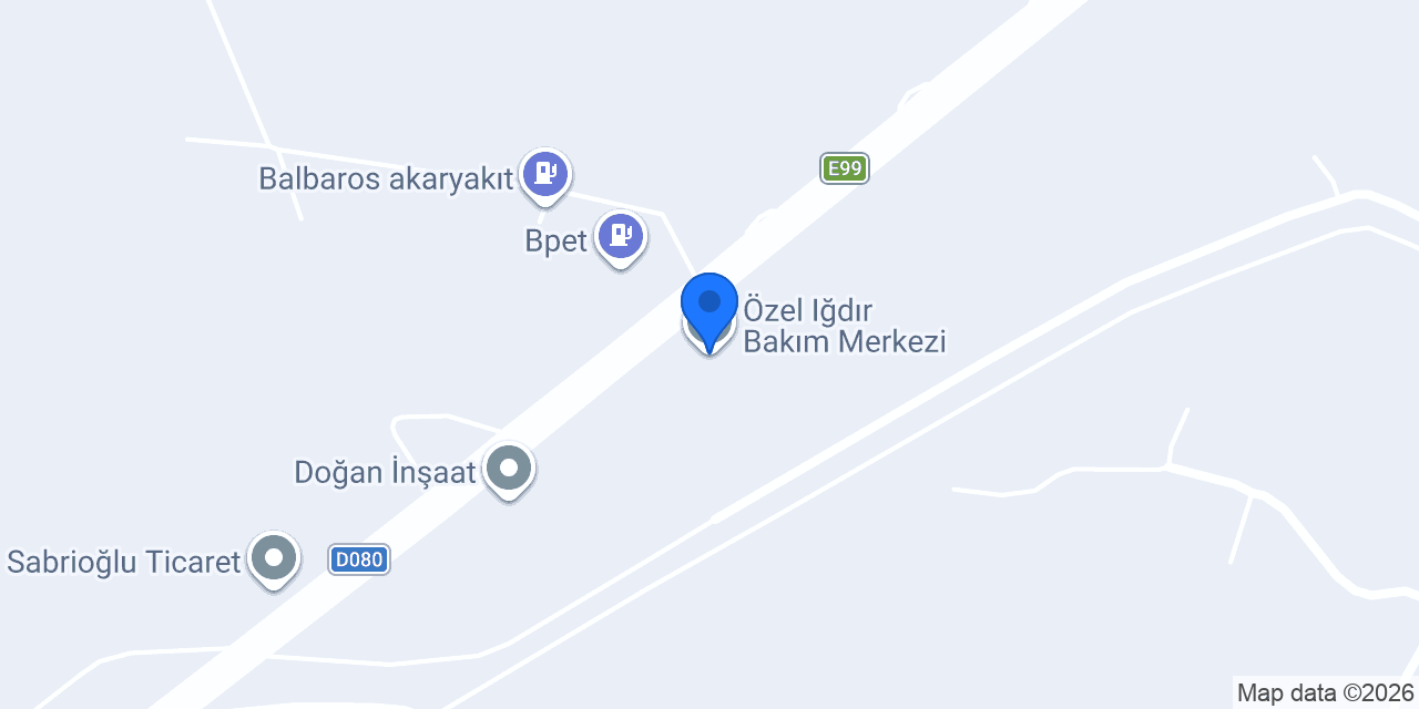 Özel Iğdır Bakım Merkezi konumu
