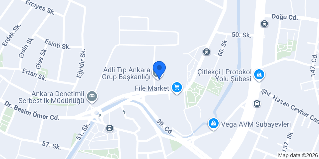 Adli Tıp Ankara Grup Başkanlığı konumu