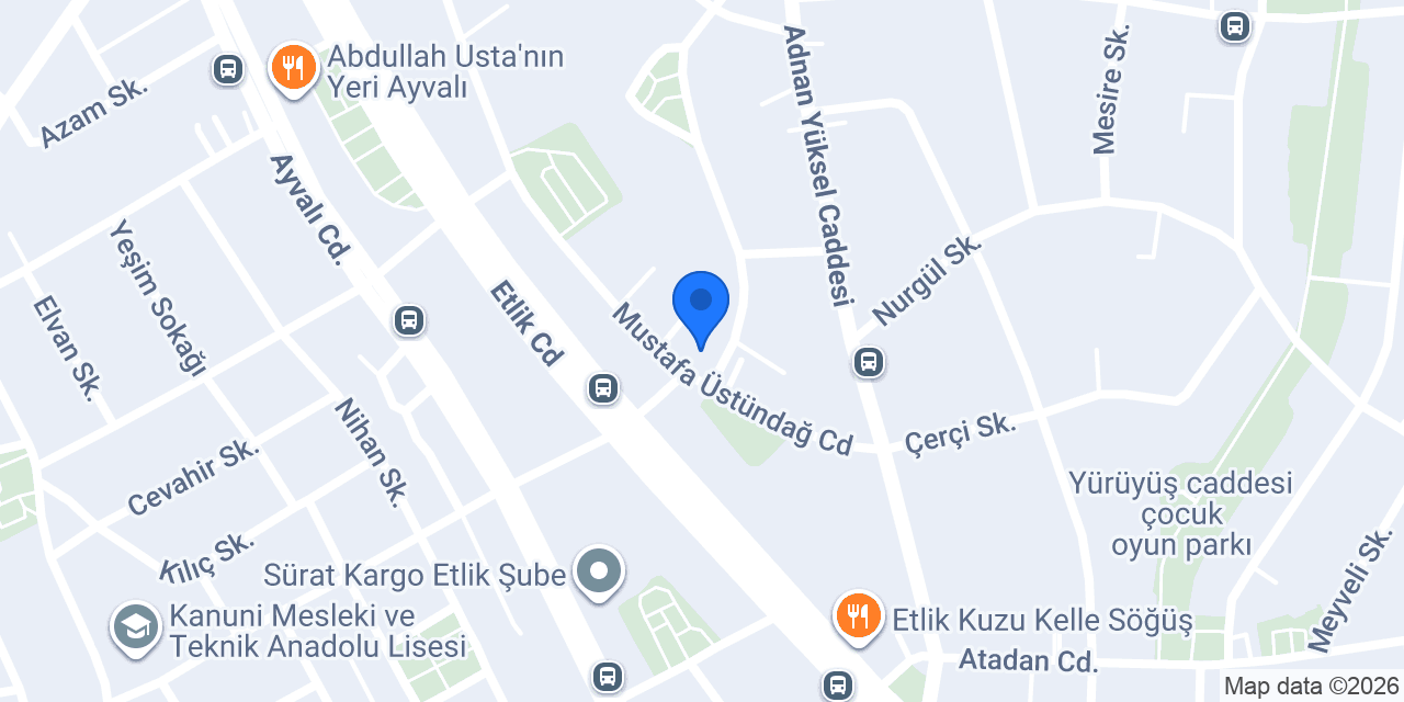 Özdoğan Grup konumu