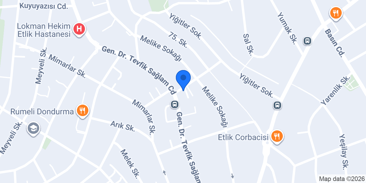 İmalatçı Birlik Mobilya konumu