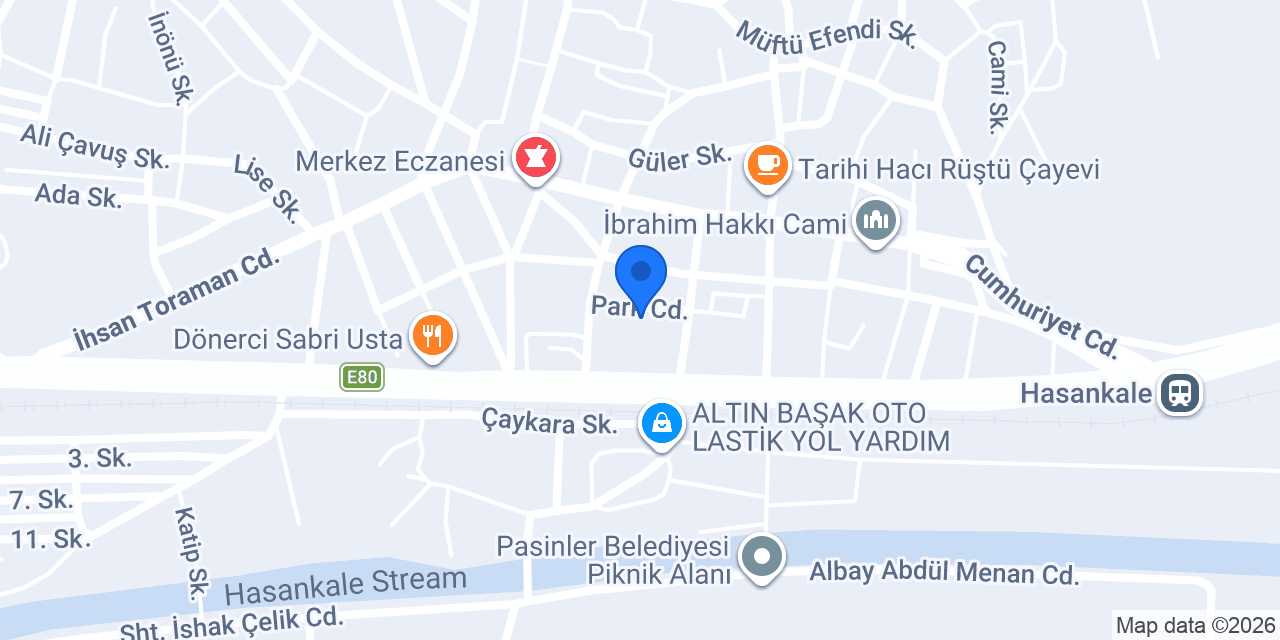 Zekioğulları Hakan İnşaat konumu