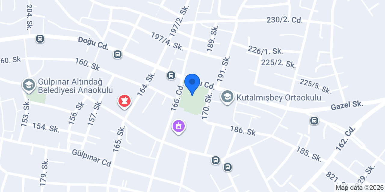 Gülpınar Spor Tesisleri konumu