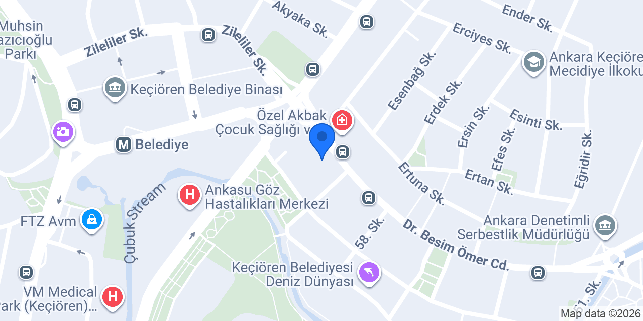Mustafa Erkek Kuaförü konumu