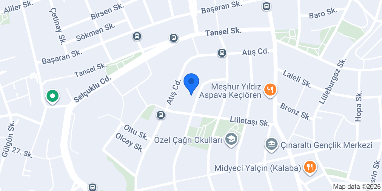 Başkent Harita Proje konumu