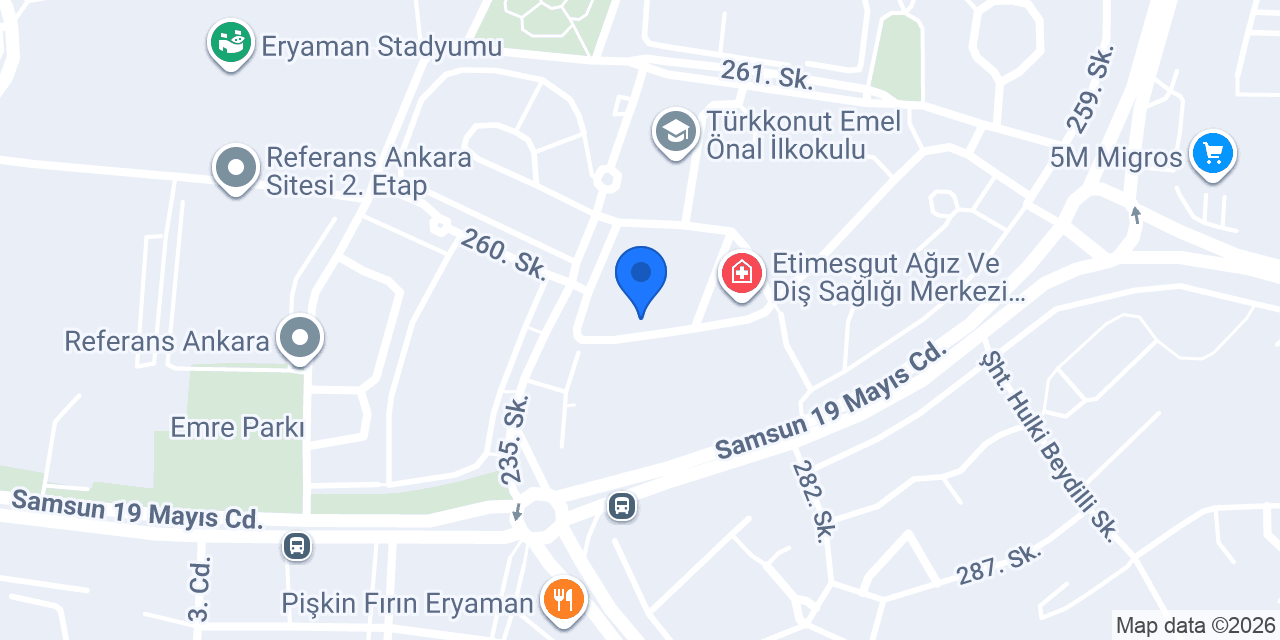 Tekin Bayan Kuaförü konumu