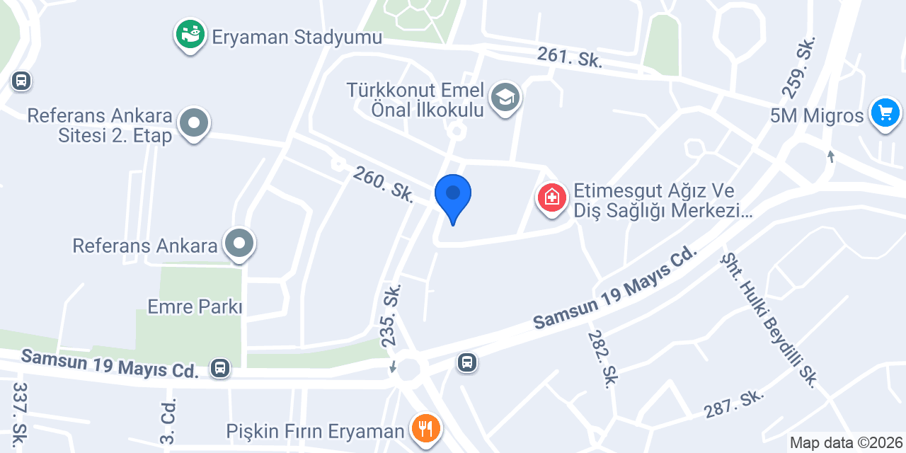 Kanatçı ÖMER (ERYAMAN) konumu