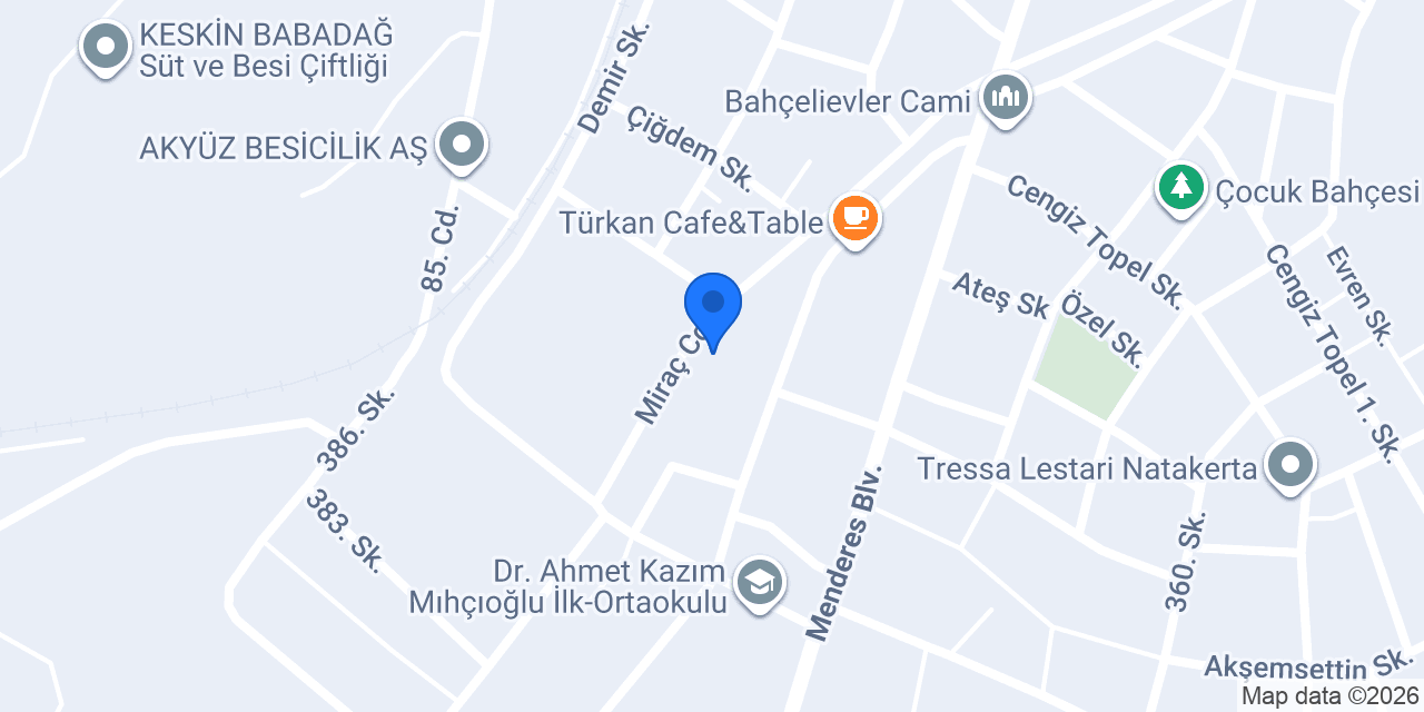 Gülücük Park konumu