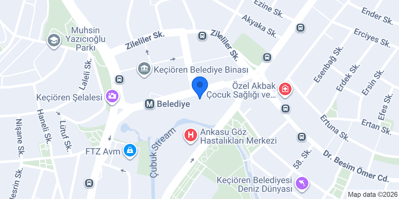 Eminevim Ankara Keçiören Şube konumu