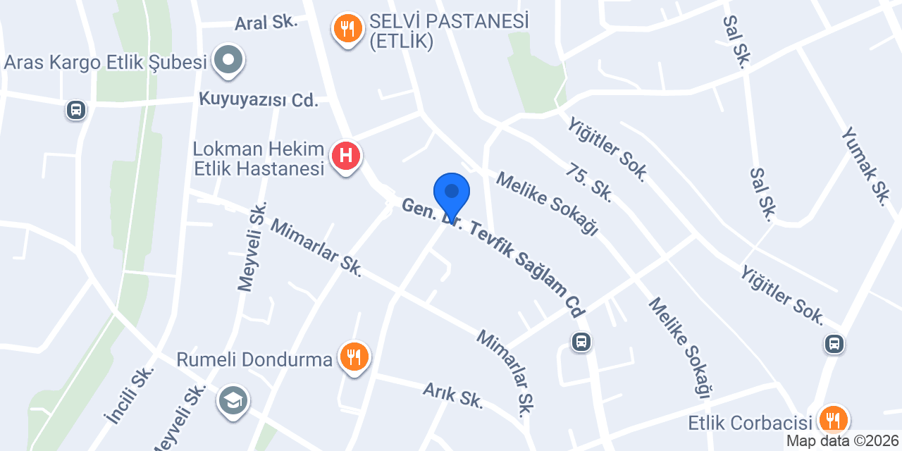 Hanzade Restaurant Konya Etliekmek konumu