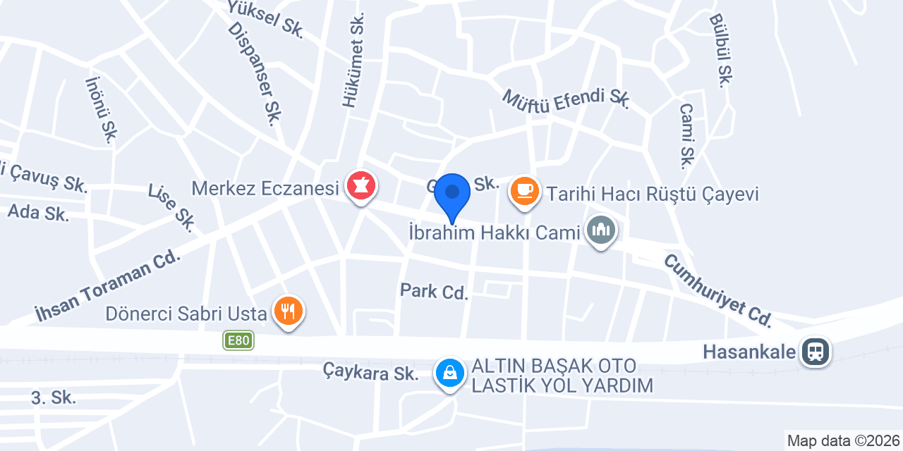 Eslek Eczanesi konumu