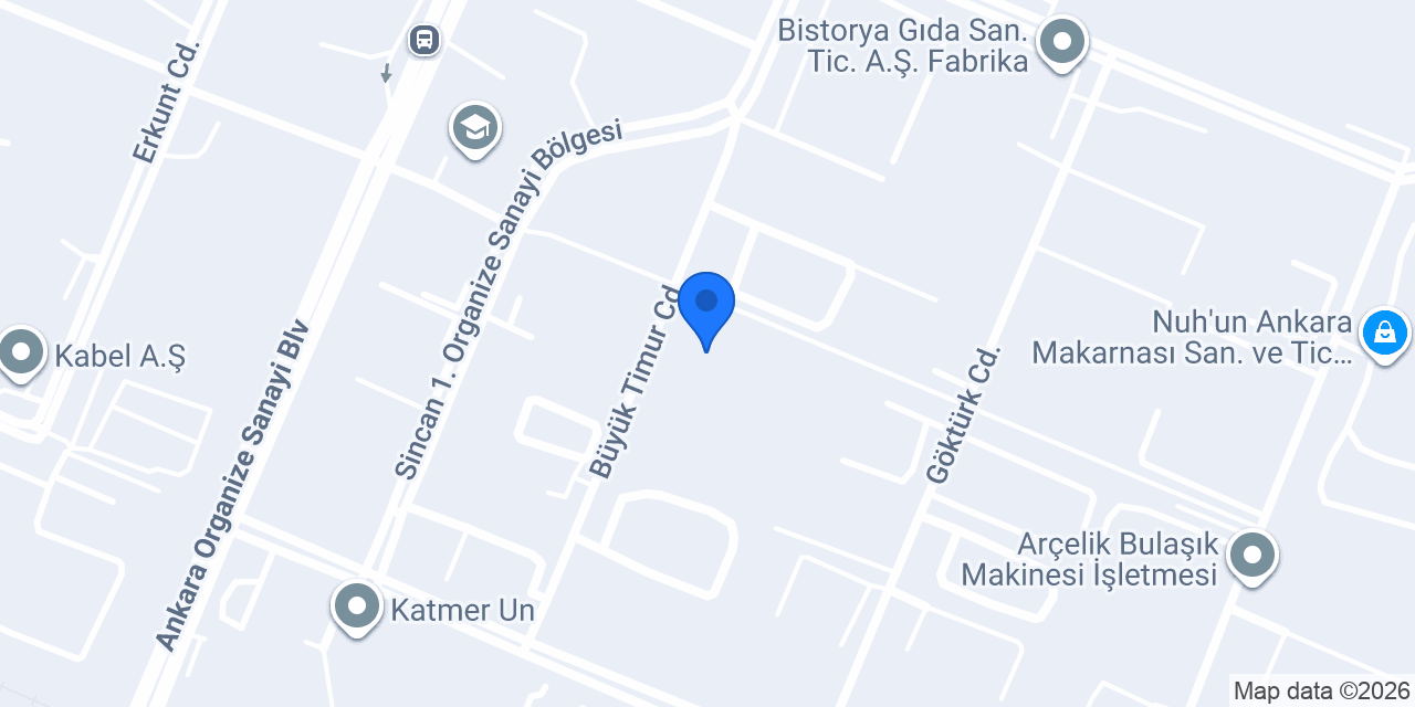 Serta Alüminyum konumu