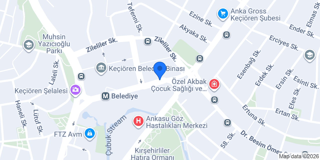 Keçiören Meydan Eczanesi konumu
