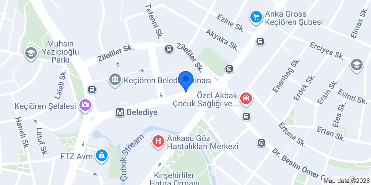 Ziraat Bankası Mecidiye/Ankara Şubesi konumu