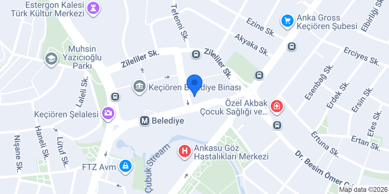 Sinpaş Yapı Tasarruf Sandığı Ankara Keçiören Şube konumu