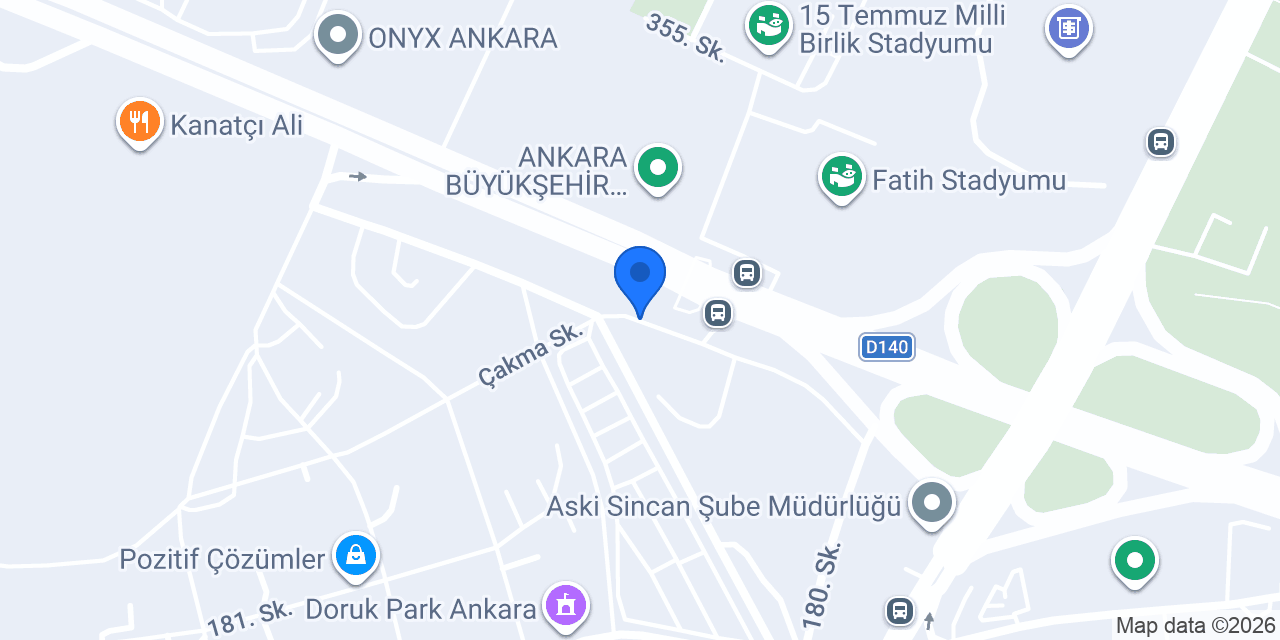 Ankara Manlift Makaslı Platform Kiralama konumu