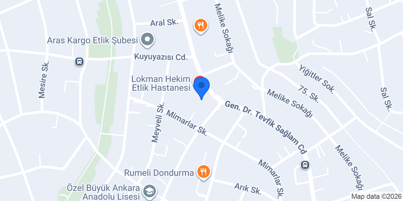 Ankara Keçiören İhsan Aras Ortaokul konumu