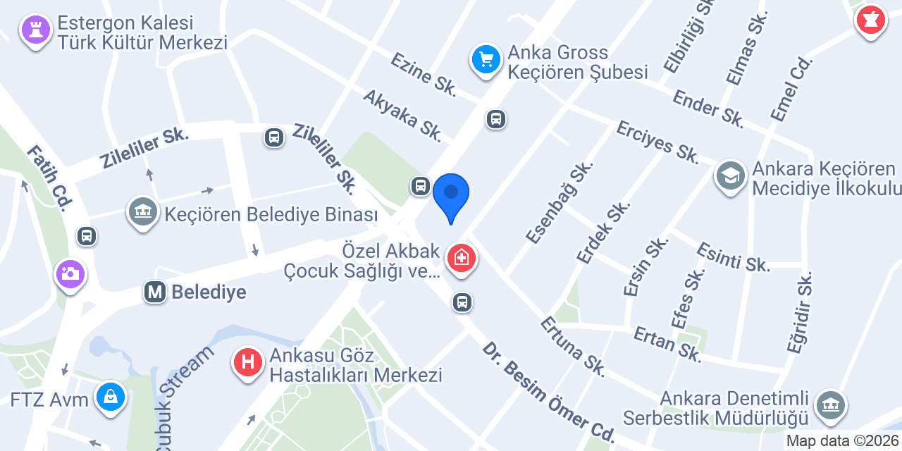 Yeni Osmanlı Eczanesi konumu