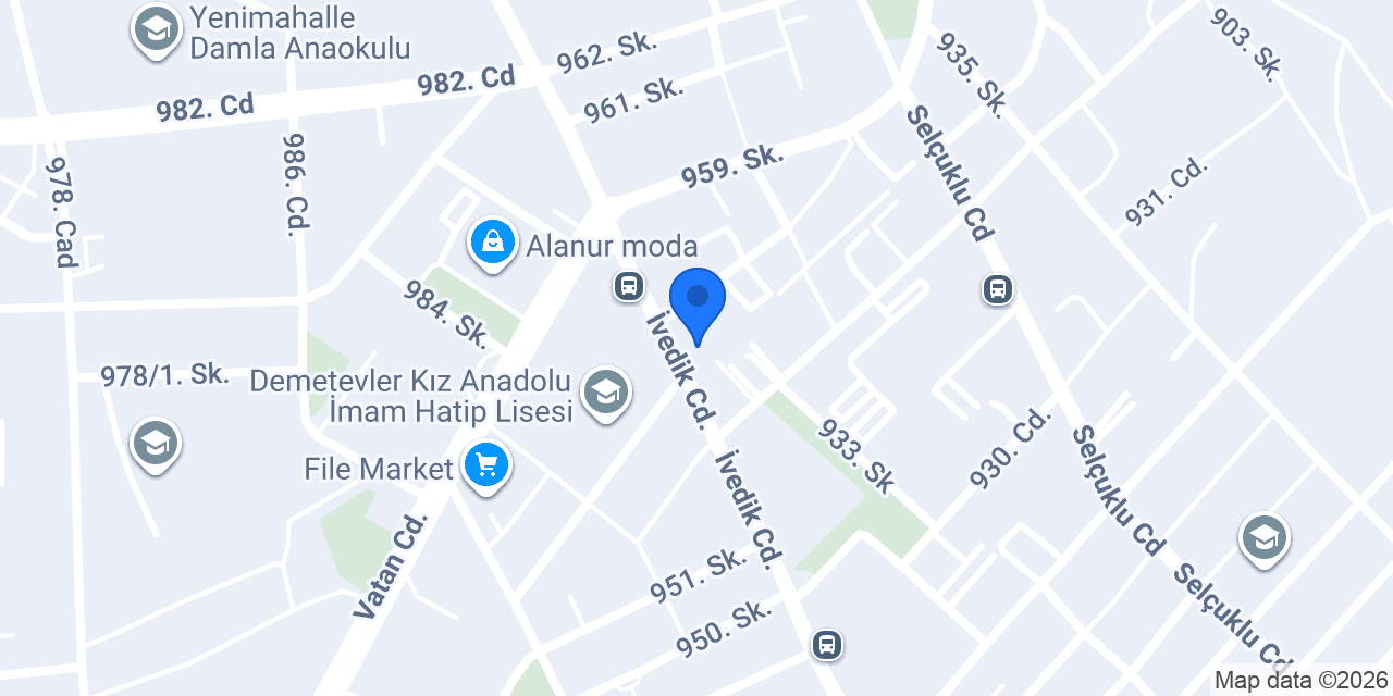 Maydonoz Döner Yahyalar konumu