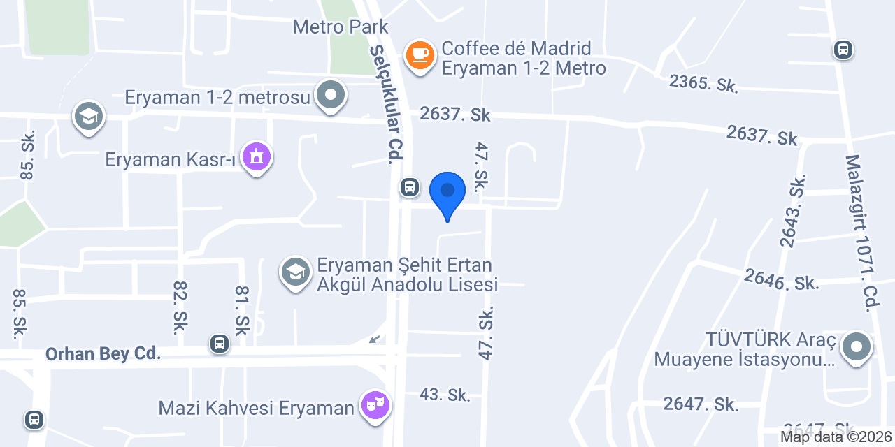 Borsem Eryaman Emlak Ofisi konumu