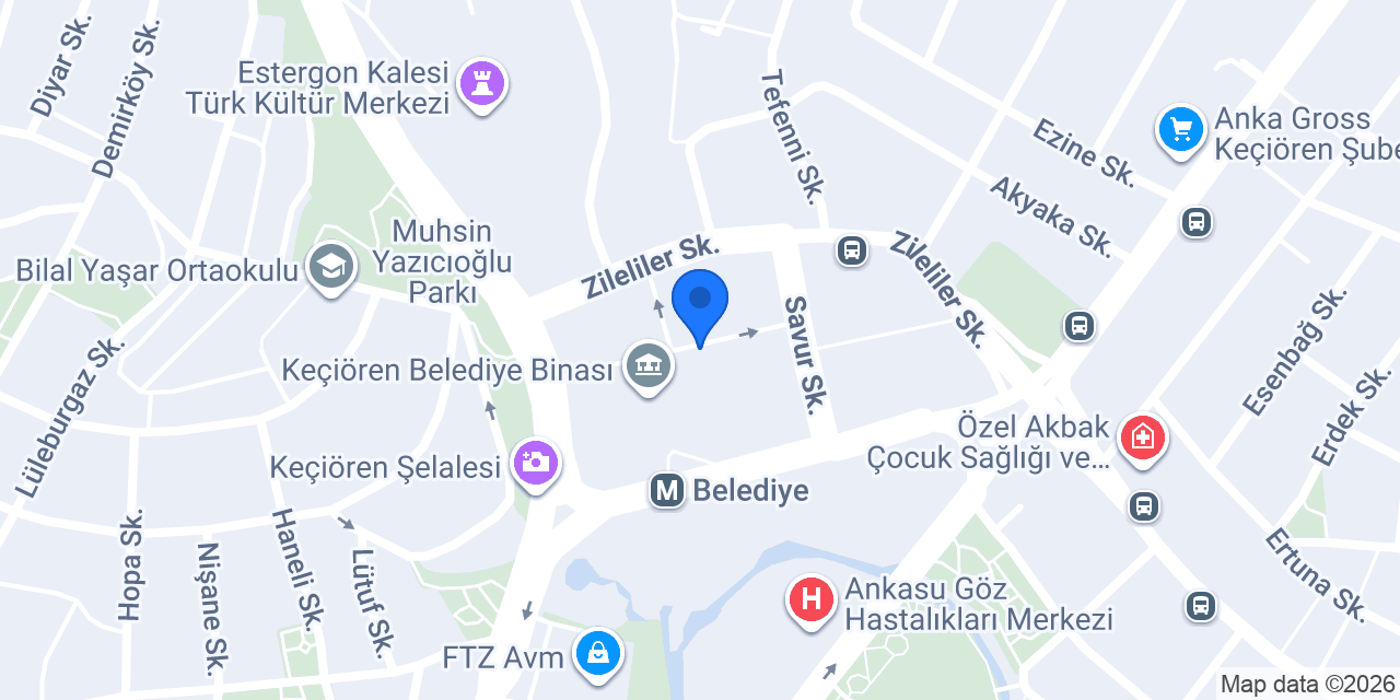 Çağdaş Mimarlik Mühendislik konumu