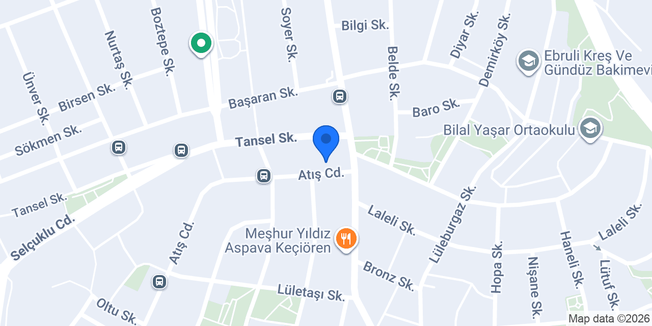 Terzi Kot Hastanesi konumu