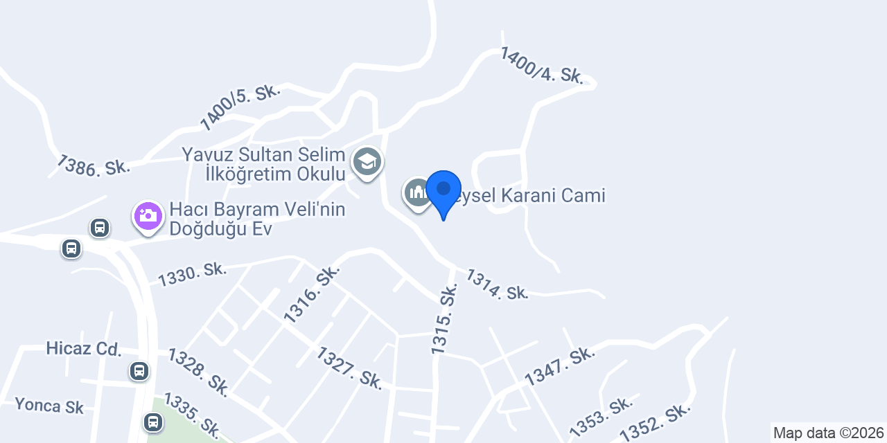 Altındağ Vidanjör konumu