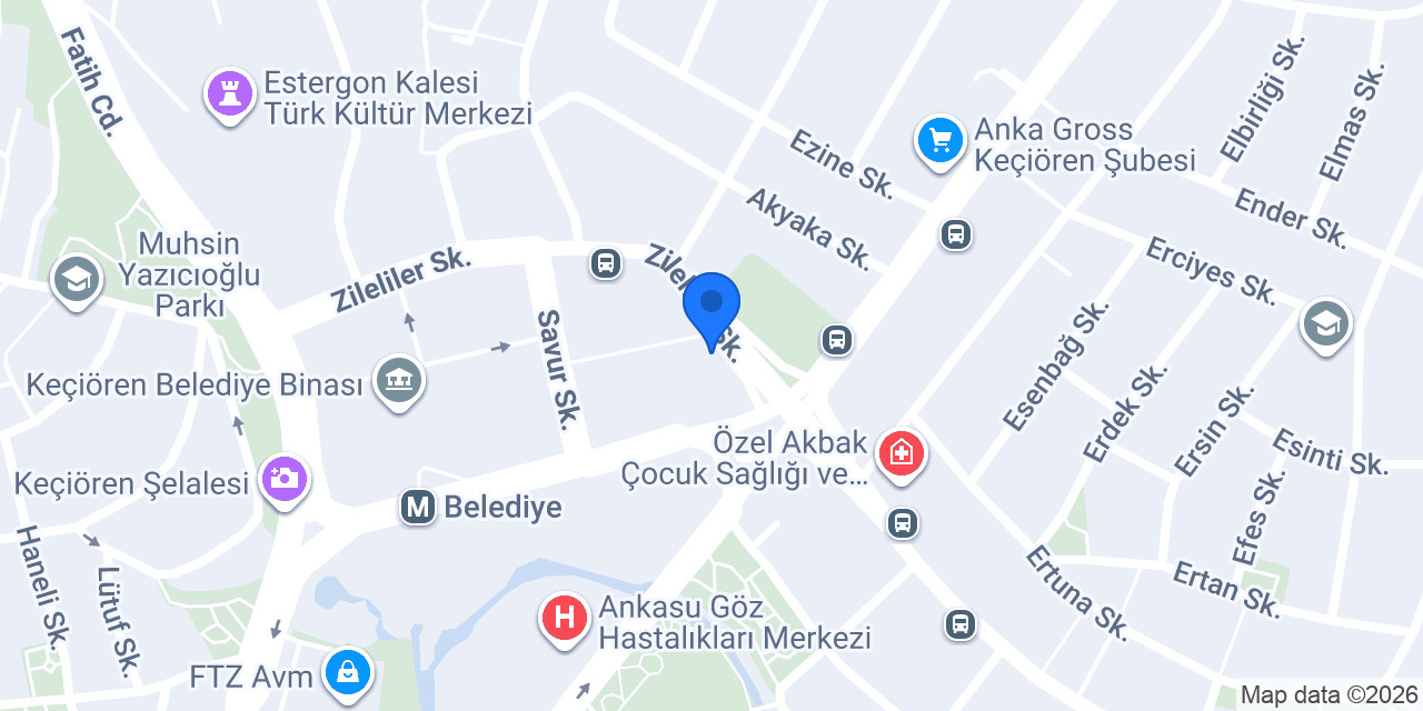 As Polat Keçiören Sürücü Kursu konumu
