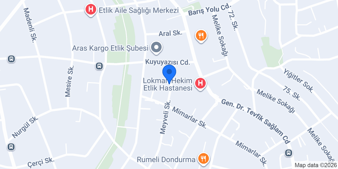 Etlik Fırın konumu